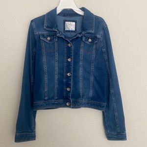 Justice Denim Jacket Size 16/18